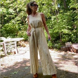 ARTISAN NY oversized linen jumpsuit Sz 4us